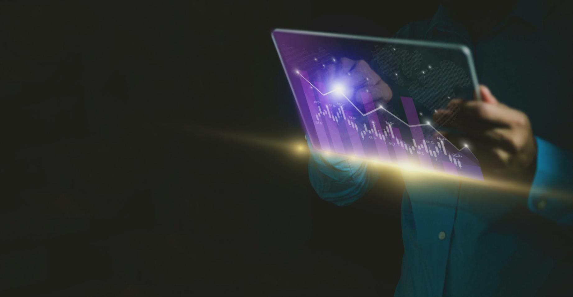 SEO Analytics Arbeitsumgebung mit Datenvisualisierungen